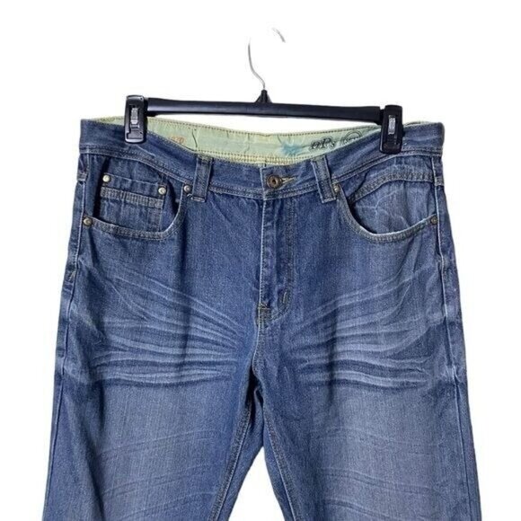 Ditch Plains DPs Men Jeans Size 36 x 32 Straight Leg Relaxed Medium Wash… - Picture 2 of 7
